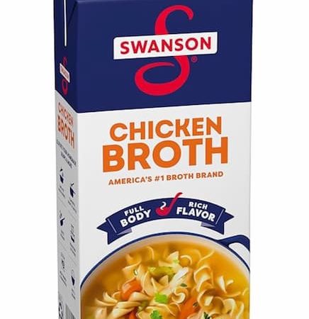 Swanson Chicken Broth 32 Oz Carton only $1.41 shipped!